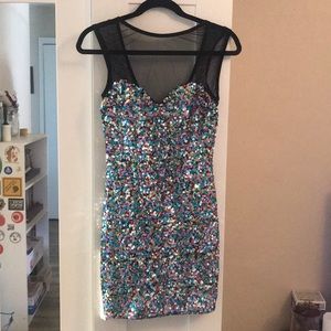 Sequined night out dress!